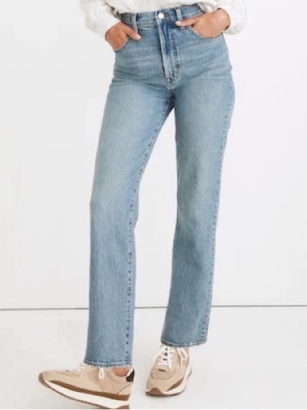 Madewell Perfect Vintage Straight Crop Jean Size 25